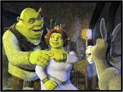 Osioł, Shrek, Fiona